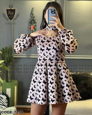 سارافون پروانه ای صورتی
